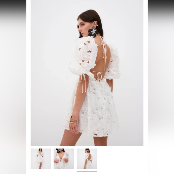 For Love & Lemons Leighton Mini Dress - Picture 2 of 4